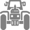ICONO MAQUINARIA Y EQUIPOS AGRÍCOLAS GRIS